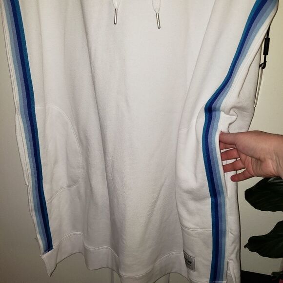 Calvin Klein Performance Hoodie Ombre Stripe Dress - Picture 7 of 9